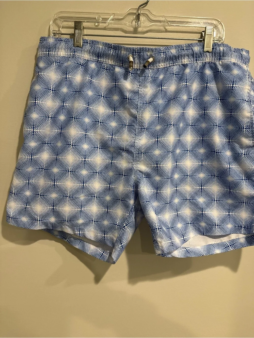 Bertigo Men's Stylish Blue Patterned Swim Shorts Size XL